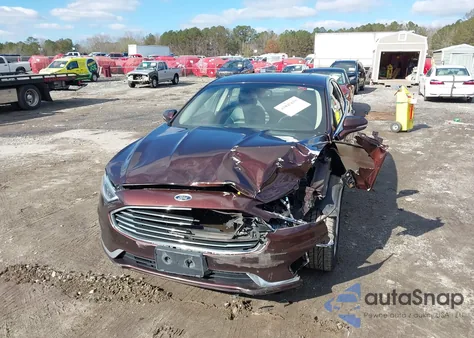 2019 Ford Fusion Hybrid Sel from USA, damaged, VIN 3FA6P0MU4KR267850